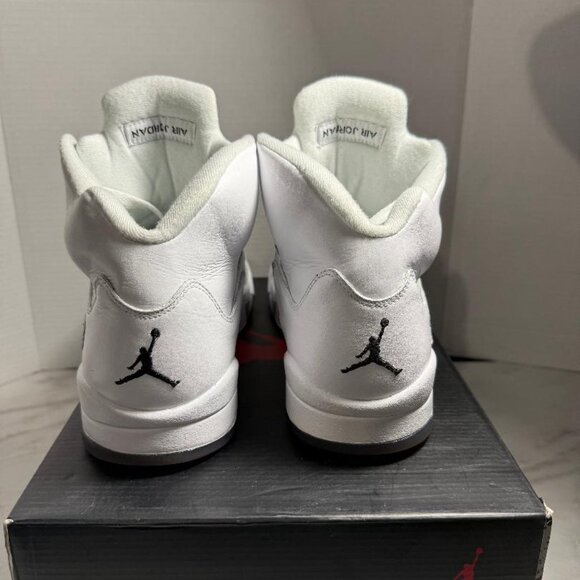 Jordan 5 Retro Metallic White sz: 11.5 Excellent Condition non-og box - Picture 9 of 9